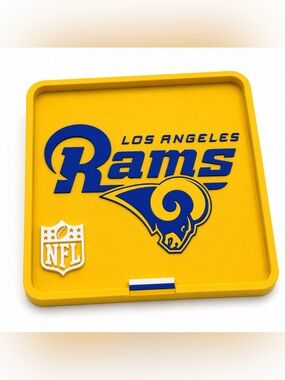LA Rams NFL Pocket Dump Tray - For Keys, Wallet, Money, Etc